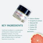 grapefruit essential oil lip balm